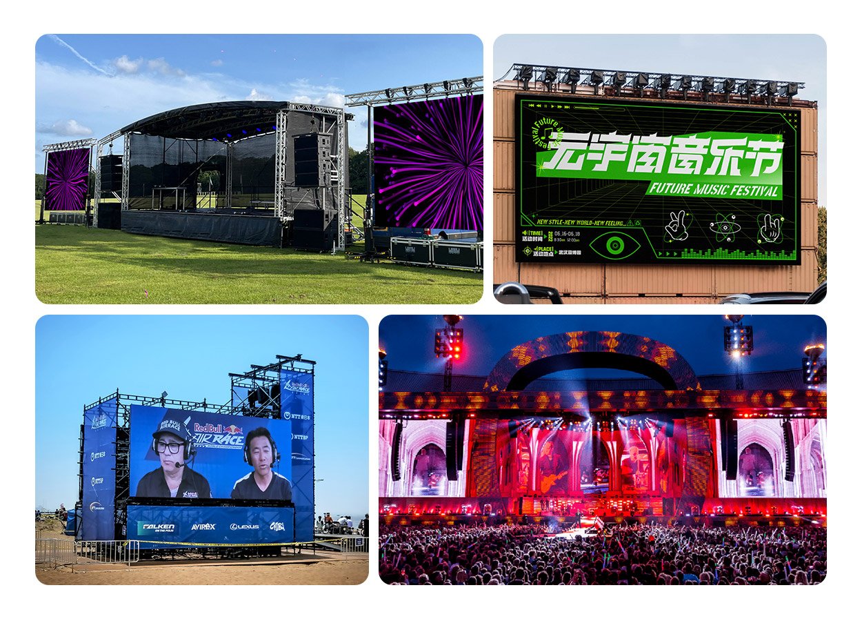 LQ576H1 576x576mm Outdoor Rental LED Screen