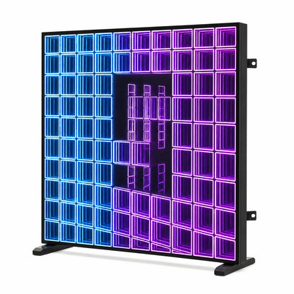 Piso de baile LED LQ Luz de baldosa con efecto de espejo infinito