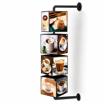 LQ Side Wall-Mounted Rotating LED Light Box Sign