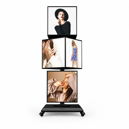 LQ Freestanding Rotating LED Light Box Sign