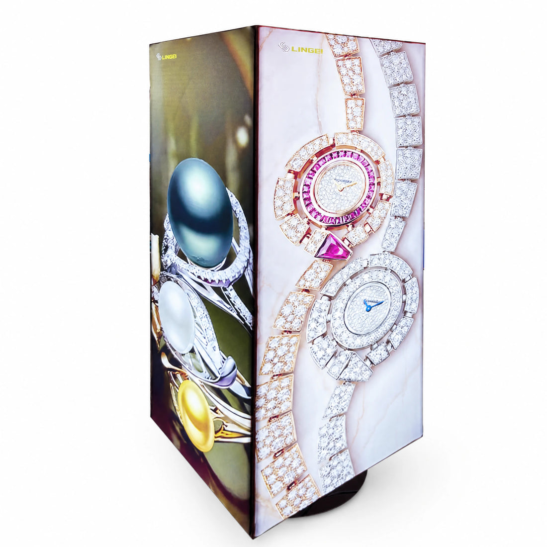 Caja de luz giratoria LED LQ