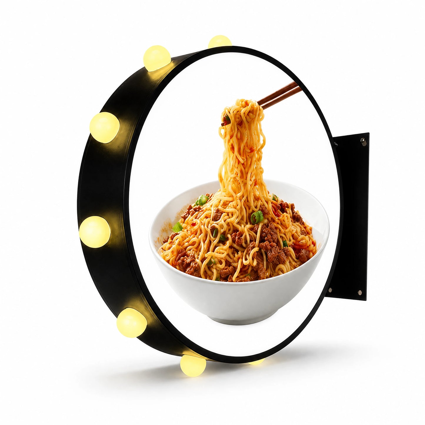 LQ Round Bulb LED Light Box Sign