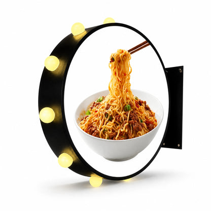 LQ Round Bulb LED Light Box Sign