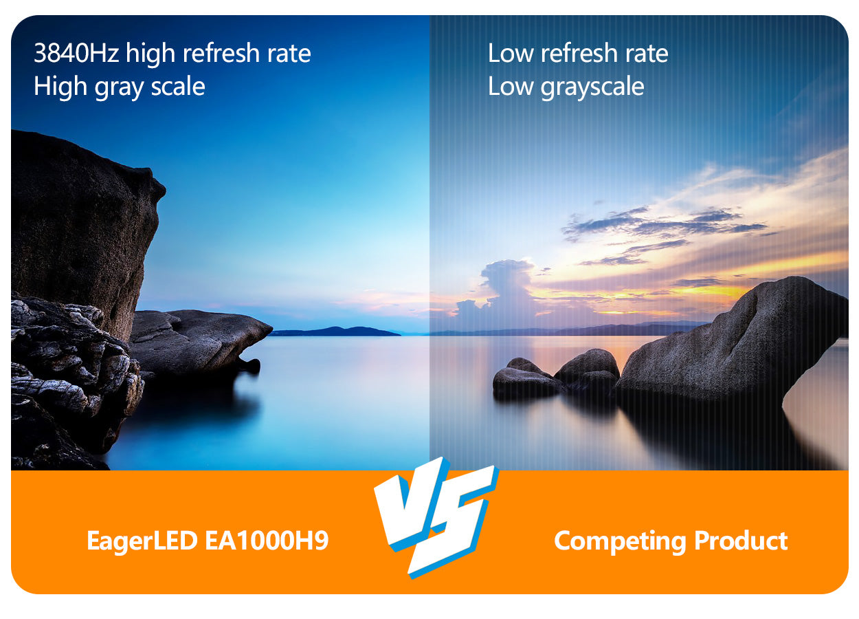 LQ1000H9 Indoor and Outdoor 500x1000 Rental LED Wall