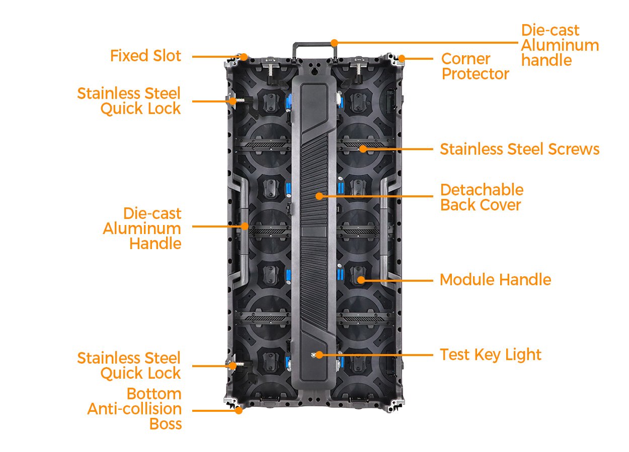 LQ1000C6 500x1000 Rental LED Display Screen