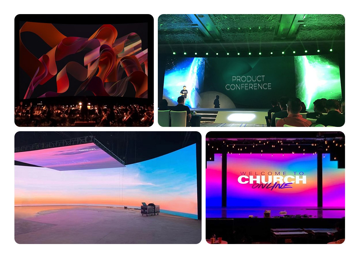 LQ500H7 500x500 Flexible Rental LED Screen