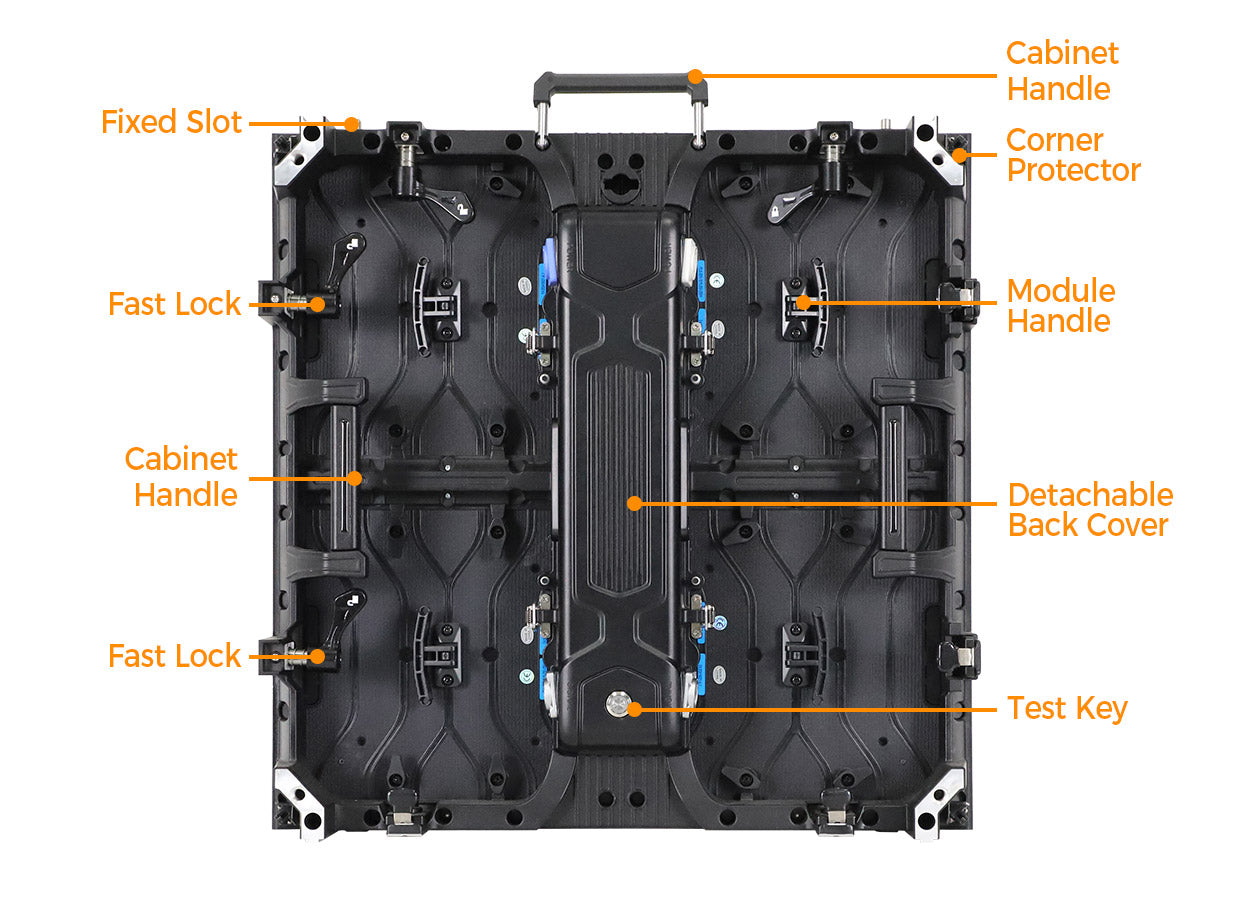 LQ500H8 Indoor and Outdoor 500x500 Rental LED Display