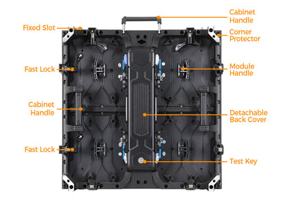 LQ500H8 Indoor and Outdoor 500x500 Rental LED Display