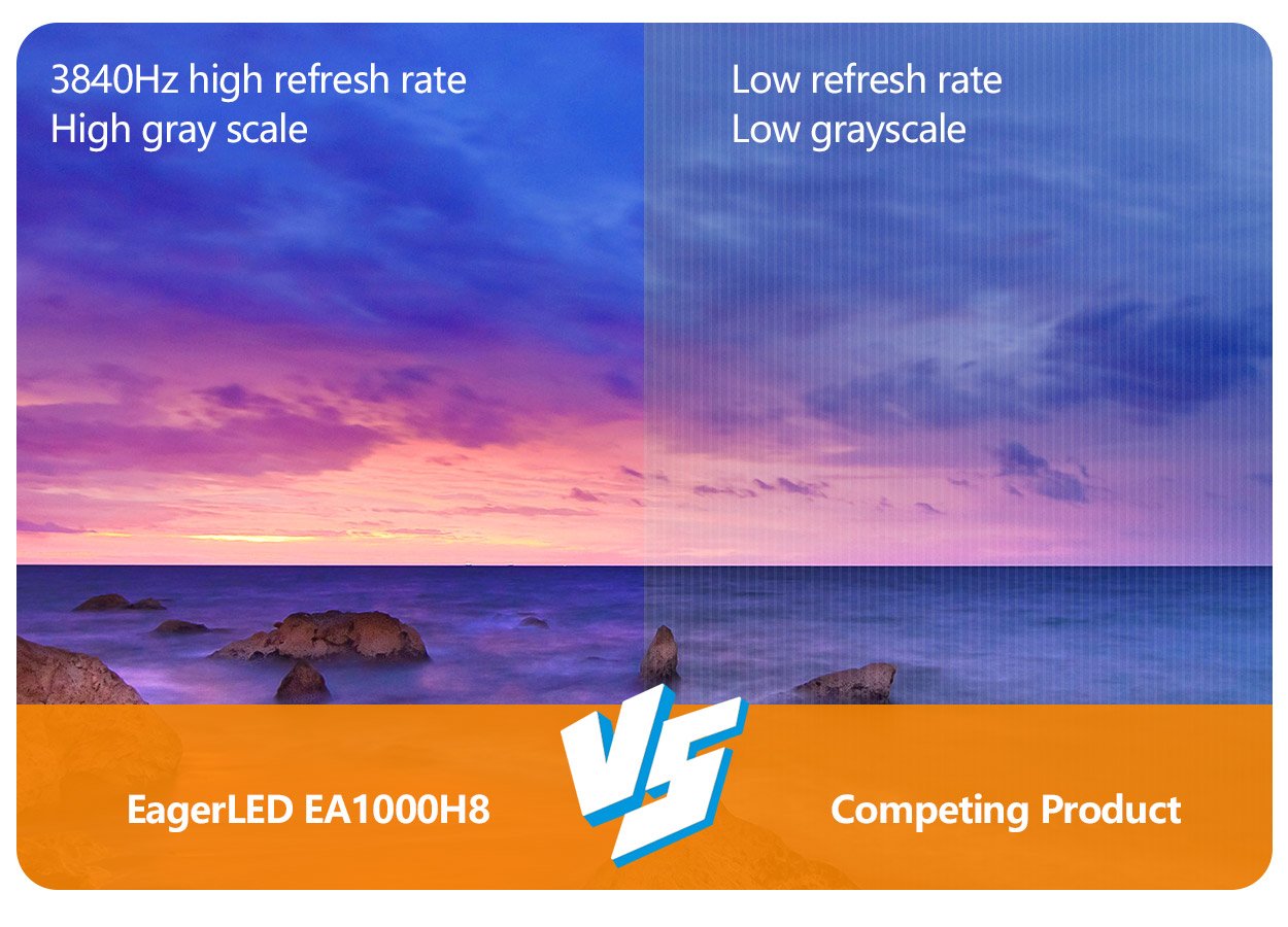 LQ1000H8 Indoor and Outdoor 500x1000 Rental LED Board