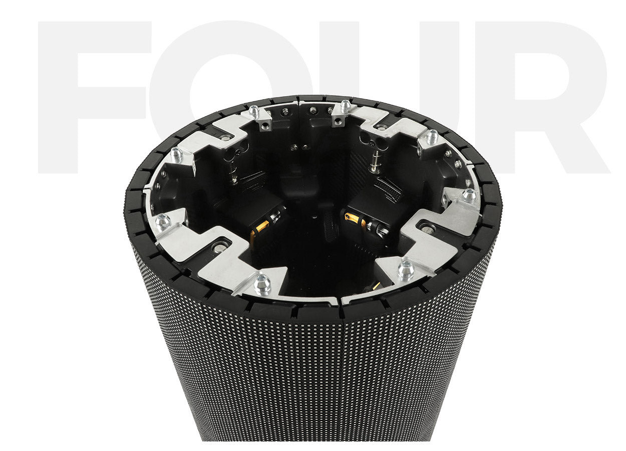 LQ250H8 90-degree Corner Rental LED Display