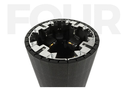 LQ250H8 90-degree Corner Rental LED Display