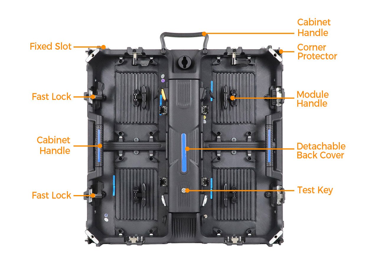 LQ576H1 576x576mm Outdoor Rental LED Screen
