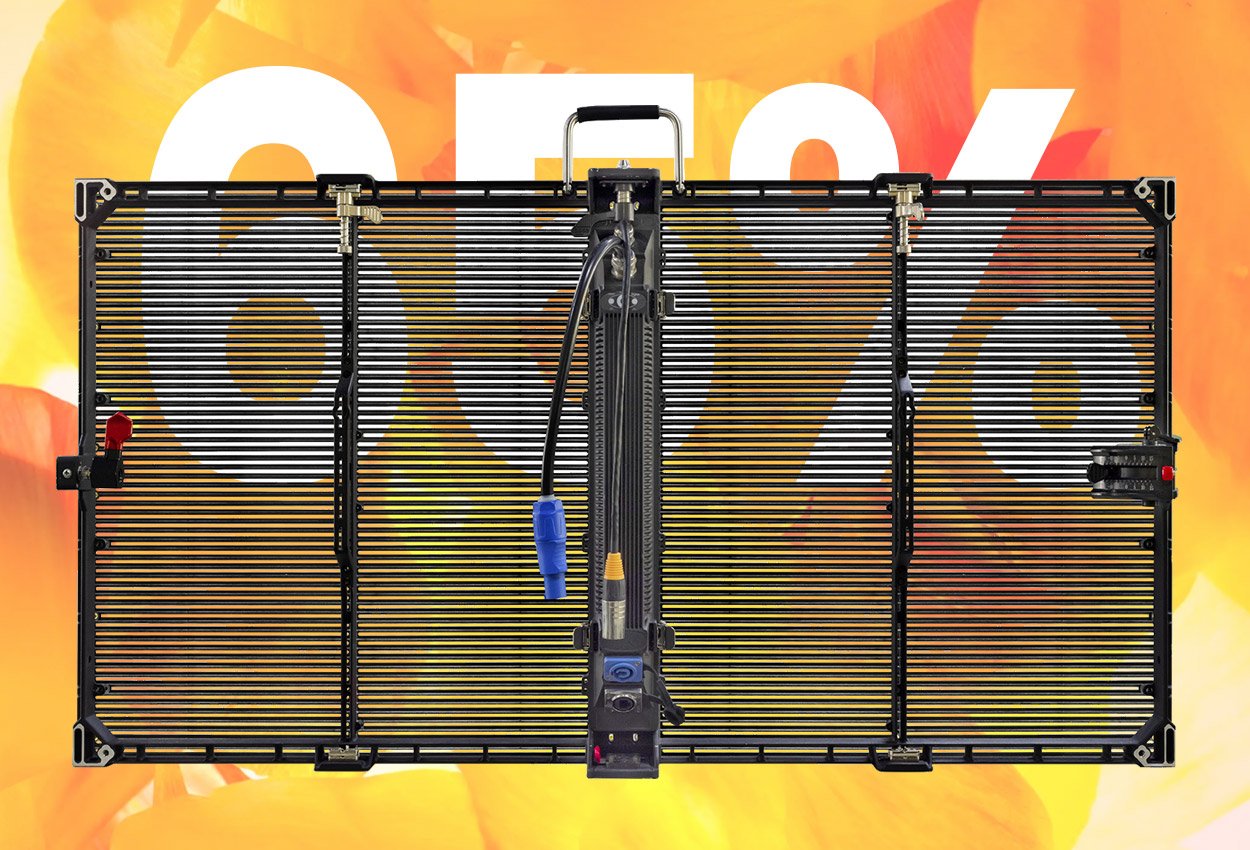 LQ1000TOR1 Rental Outdoor Transparent LED Screen