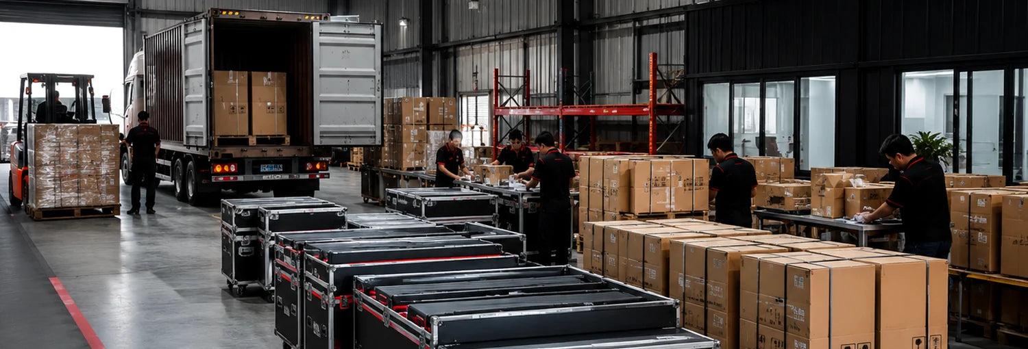 Export-ready packing for overseas delivery